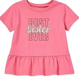 Best Sister Ever Peplum Top